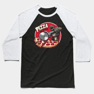 Pizza Slayer Baseball T-Shirt